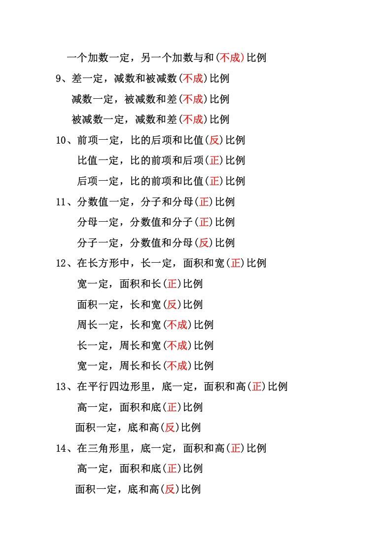 图片[2]_六年级下册数学正反比例专项练习_练习题|试卷|知识点|复习提纲