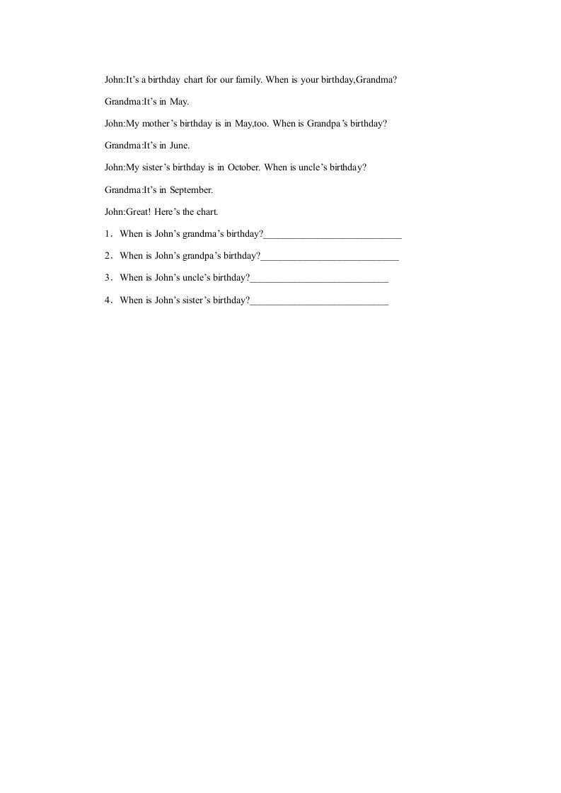 图片[2]_三年级英语上册Unit6习题第2课时（人教版一起点）_练习题|试卷|知识点|复习提纲