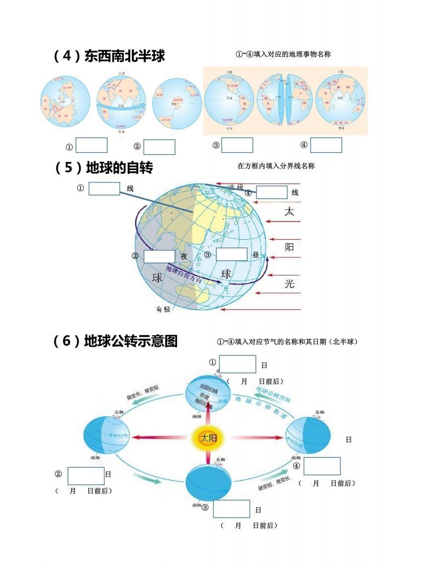 图片[2]_七上地理18个重点图填空训练_练习题|试卷|知识点|复习提纲