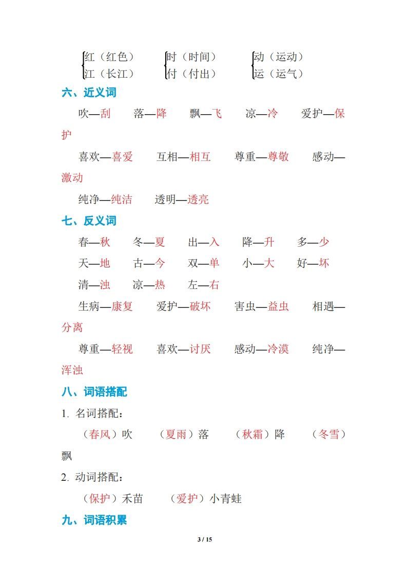 图片[3]_语文一年级下册期中复习知识要点_练习题|试卷|知识点|复习提纲