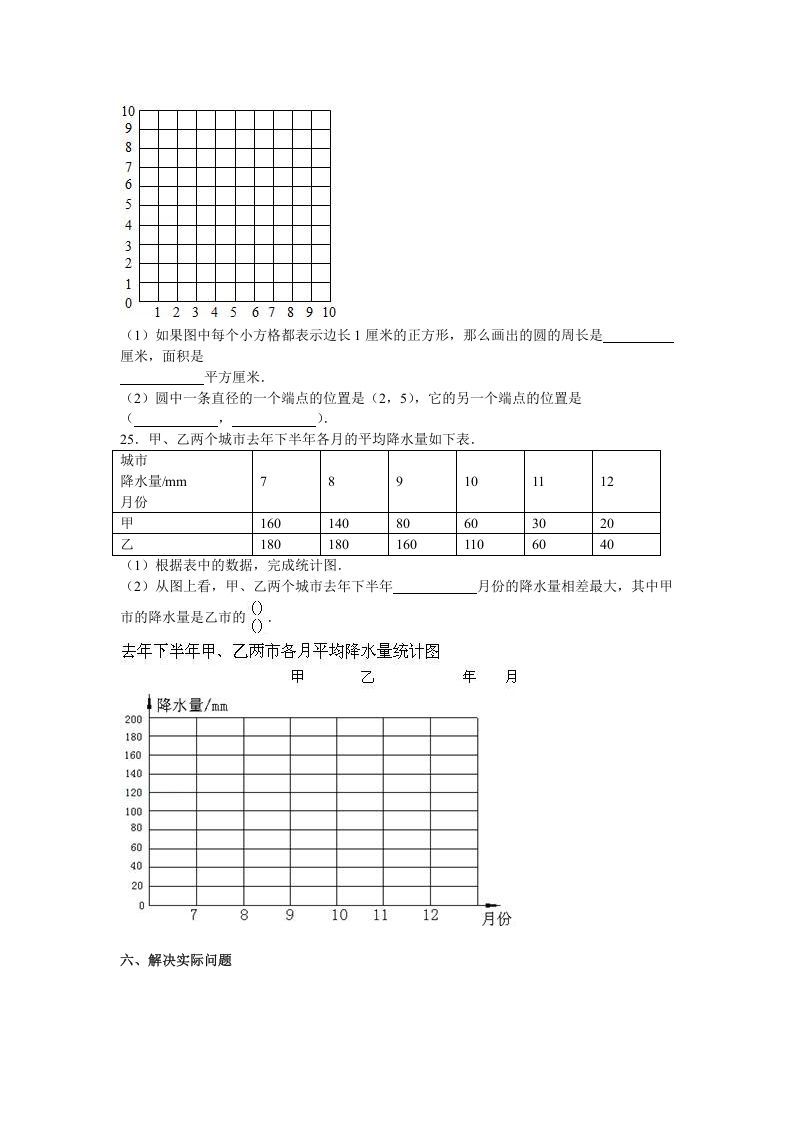 图片[3]_五年级数学下册苏教版下学期期末测试卷4_练习题|试卷|知识点|复习提纲