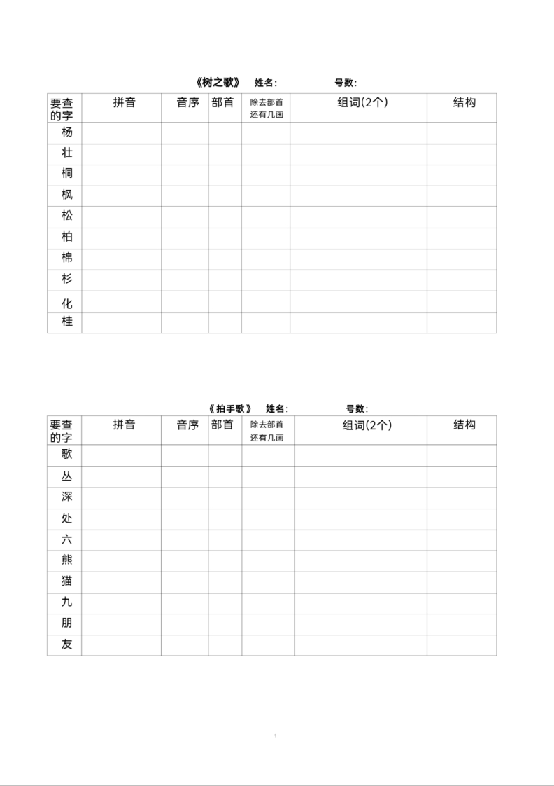 图片[3]_二年级上册语文查字典专项练习_练习题|试卷|知识点|复习提纲
