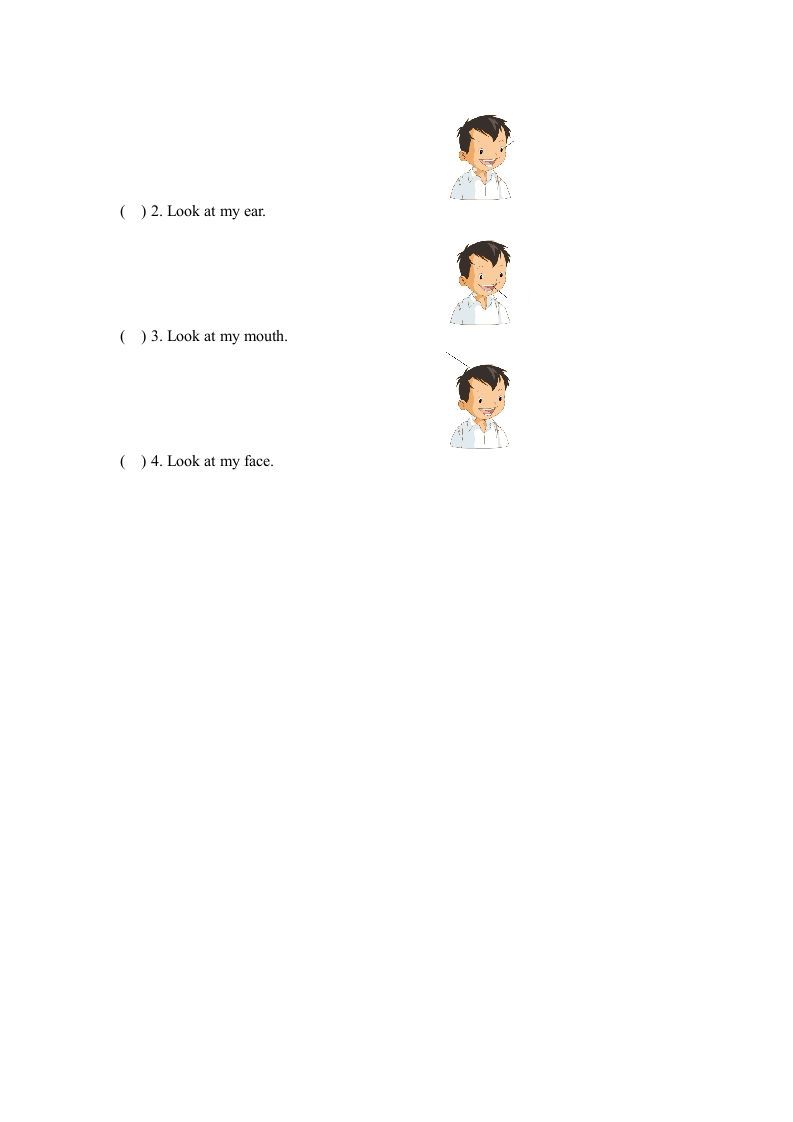 图片[2]_三年级英语上册Unit3_A_Let’s_learn同步习题(1)（人教版一起点）_练习题|试卷|知识点|复习提纲