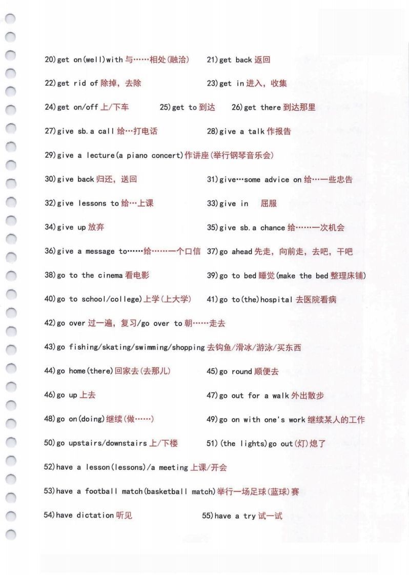 图片[3]_小学英语常用必考词组大全（含动词介词量词等其他词组）共11页_练习题|试卷|知识点|复习提纲