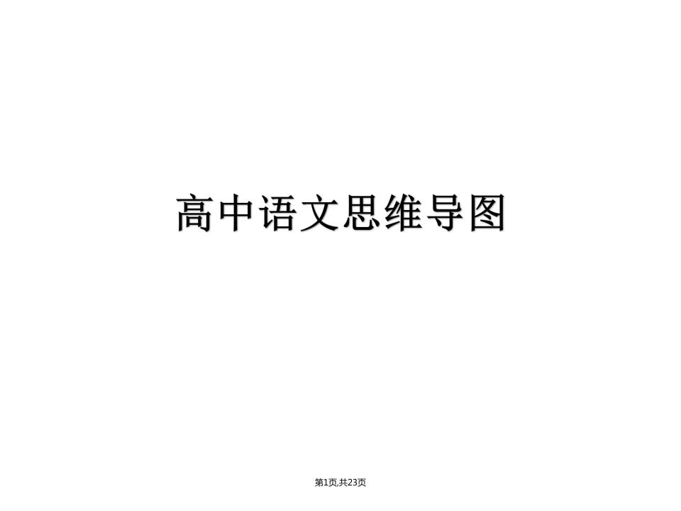6.高中语文思维导图_练习题|试卷|知识点|复习提纲