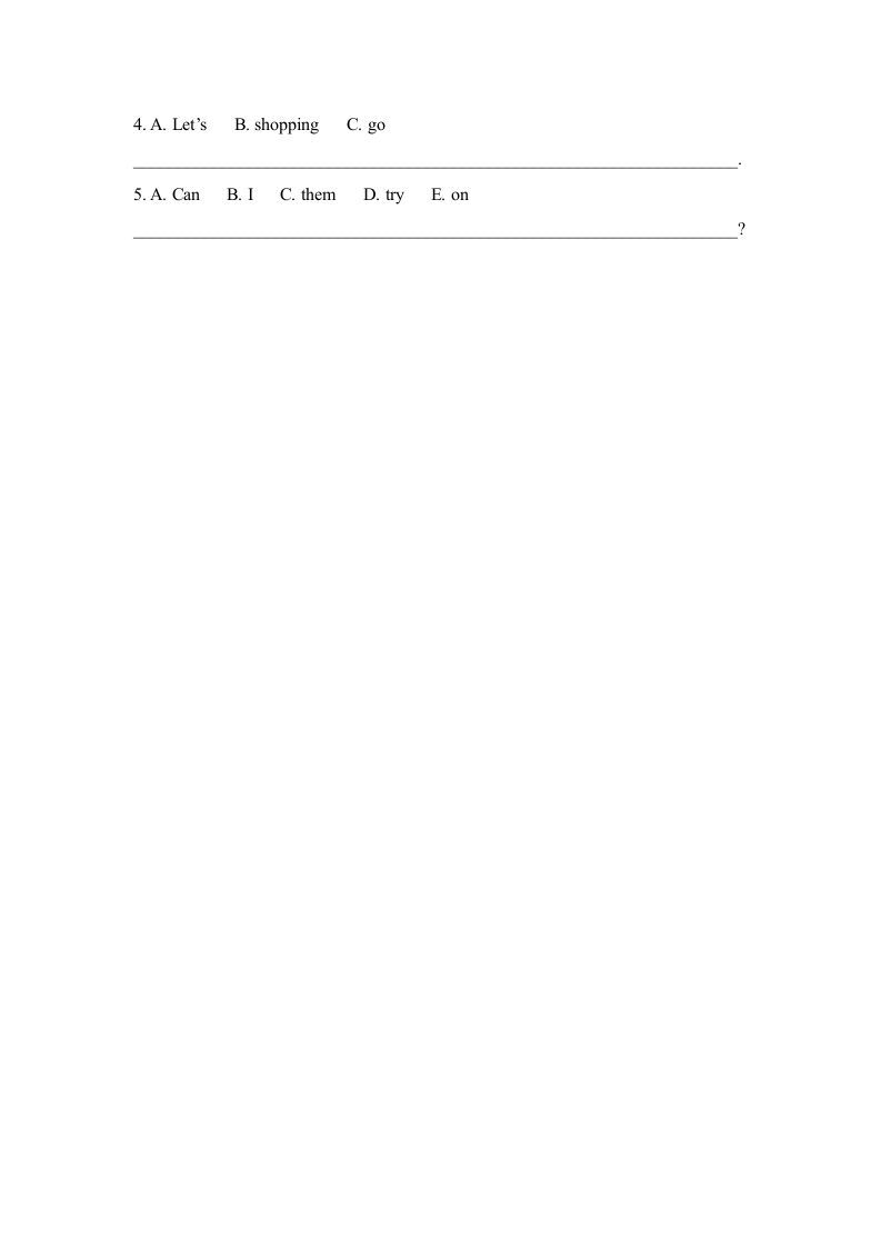 图片[2]_四年级英语上册Lesson31_课时训练（人教版一起点）_练习题|试卷|知识点|复习提纲