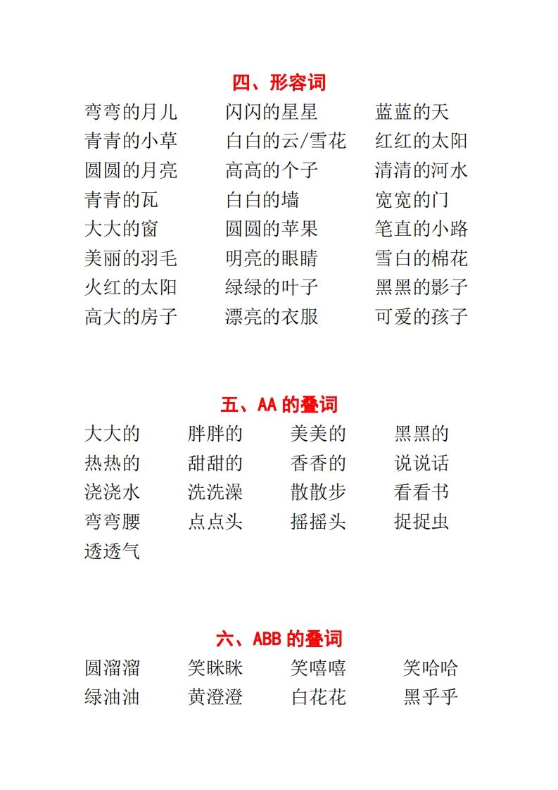 图片[3]_【种基础词汇汇总】二上语文_练习题|试卷|知识点|复习提纲