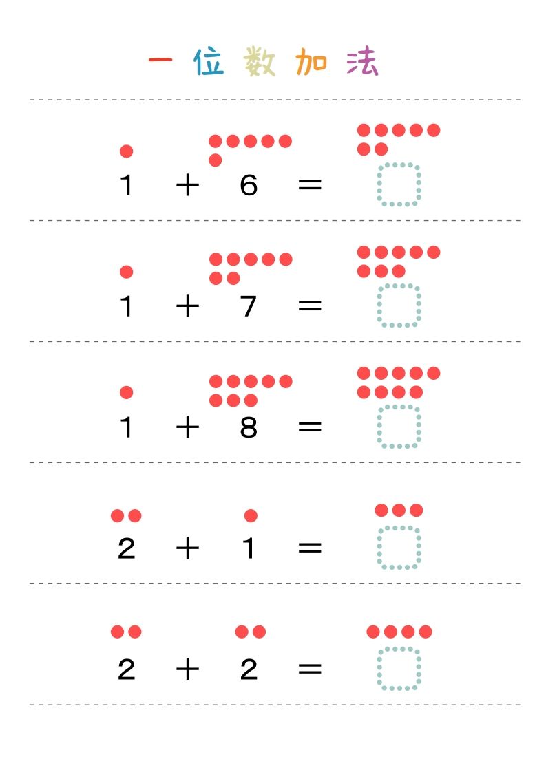 图片[2]_【数学】一位数加法_练习题|试卷|知识点|复习提纲