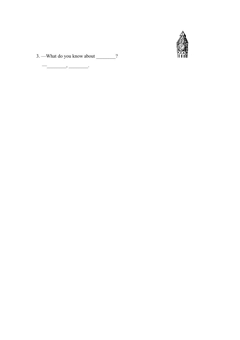 图片[2]_六年级英语上册Unit2_Lesson2课时训练（人教版一起点）_练习题|试卷|知识点|复习提纲