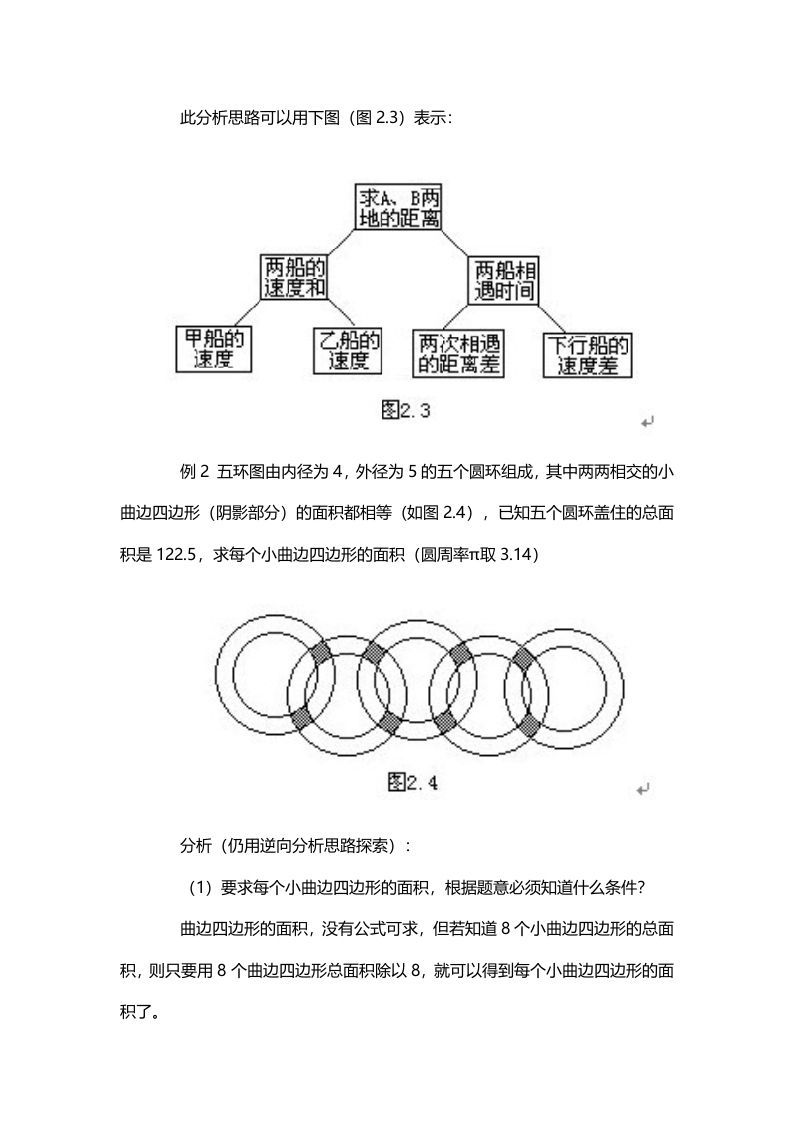 图片[2]_五年级数学下册2、逆向分析思路_练习题|试卷|知识点|复习提纲