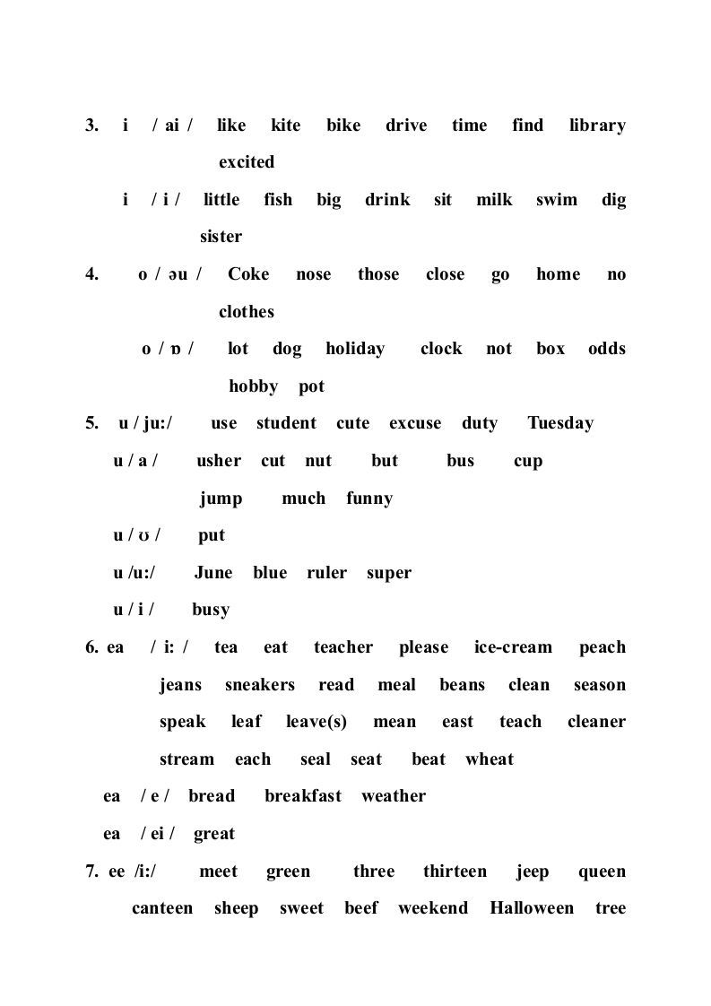 图片[2]_六年级英语上册音标复习资料（人教版PEP）_练习题|试卷|知识点|复习提纲