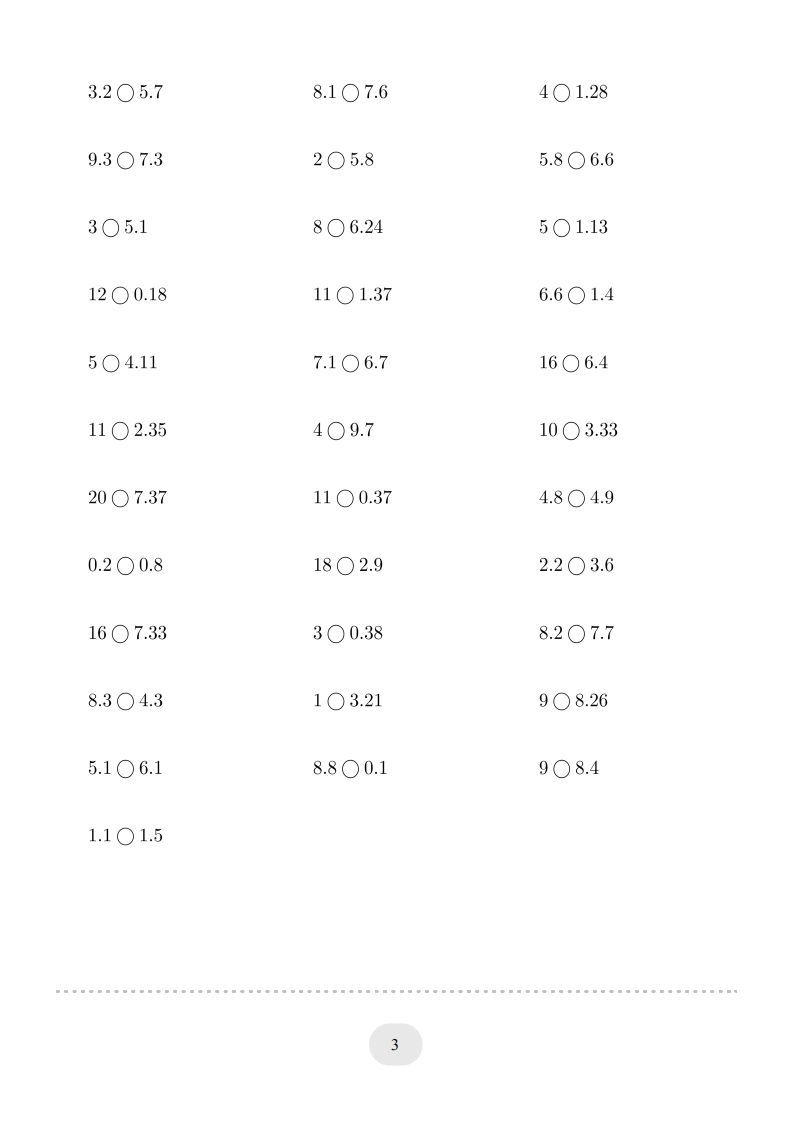 图片[3]_三年级数学下册口算题(小数比大小)500题（人教版）_练习题|试卷|知识点|复习提纲
