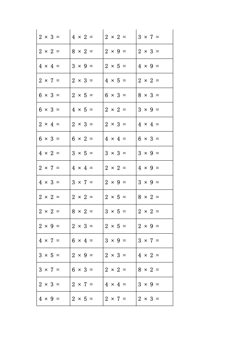图片[3]_二年级数学上册乘法口诀练习题(84页)（苏教版）_练习题|试卷|知识点|复习提纲