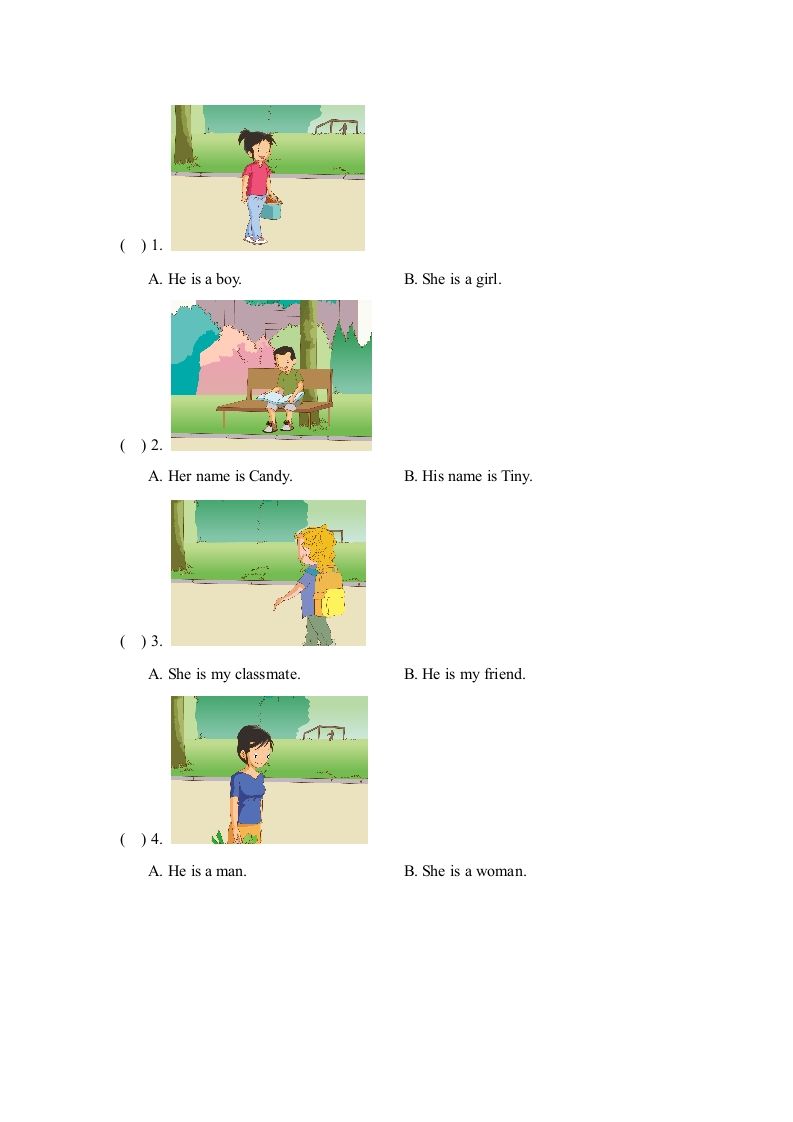 图片[2]_二年级英语上册Unit2_单元测试卷（人教版一起点）_练习题|试卷|知识点|复习提纲