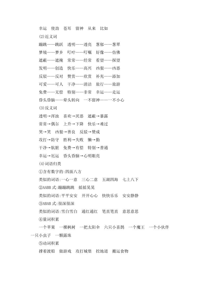 图片[2]_二年级语文下册第四单元知识小结_练习题|试卷|知识点|复习提纲