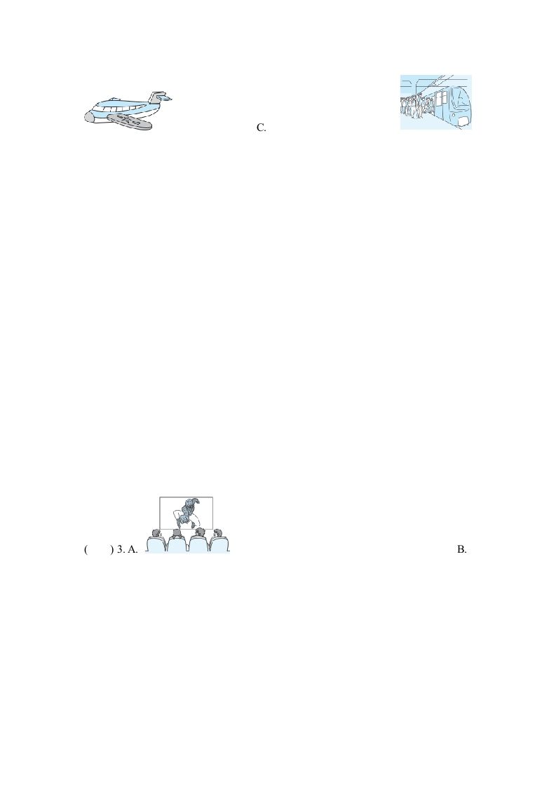 图片[3]_六年级英语上册听力专项复习卷(一)（人教版PEP）_练习题|试卷|知识点|复习提纲