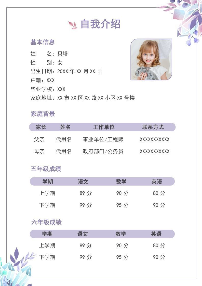 图片[2]_多页-小升初简历88_练习题|试卷|知识点|复习提纲