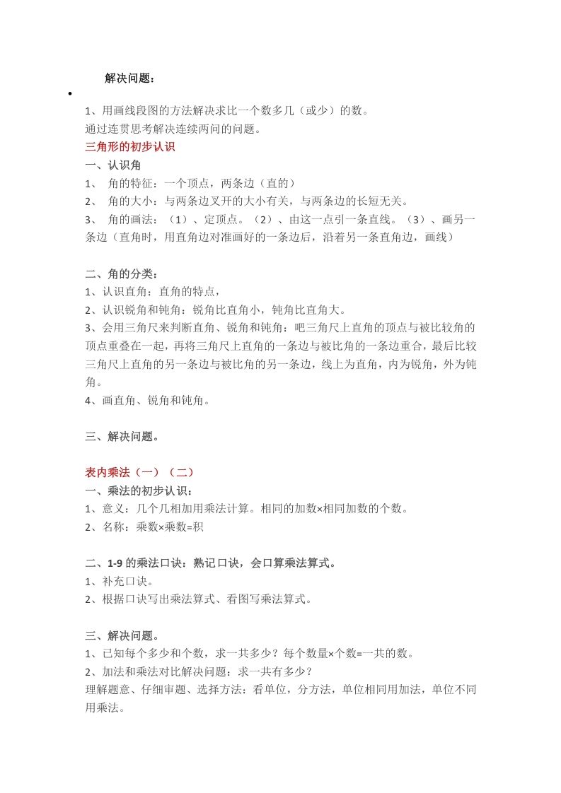 图片[2]_【数学重点知识点汇总预习】二上沪教版_练习题|试卷|知识点|复习提纲