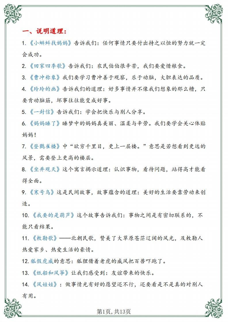 图片[2]_【总复习资料】二上语文_练习题|试卷|知识点|复习提纲