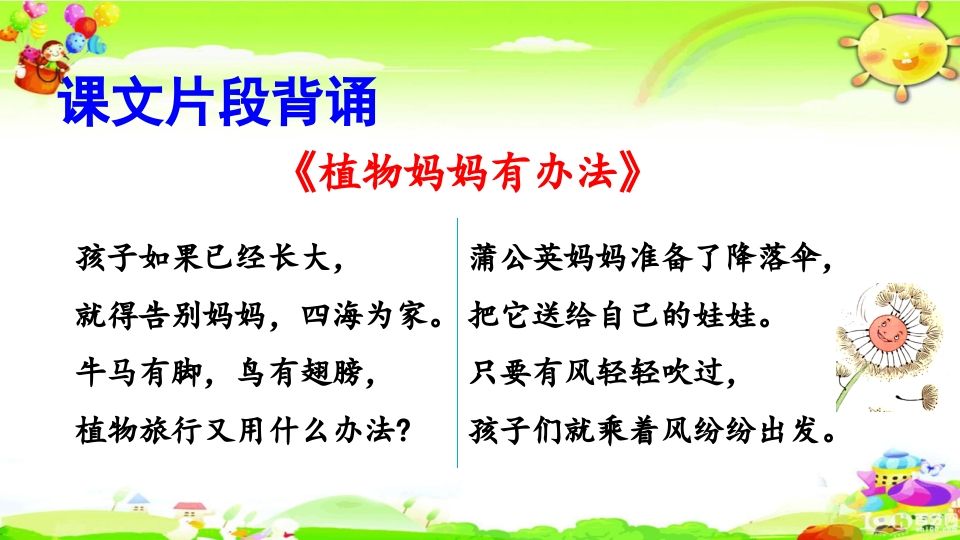 图片[2]_二年级语文上册积累背诵专项复习（部编）_练习题|试卷|知识点|复习提纲
