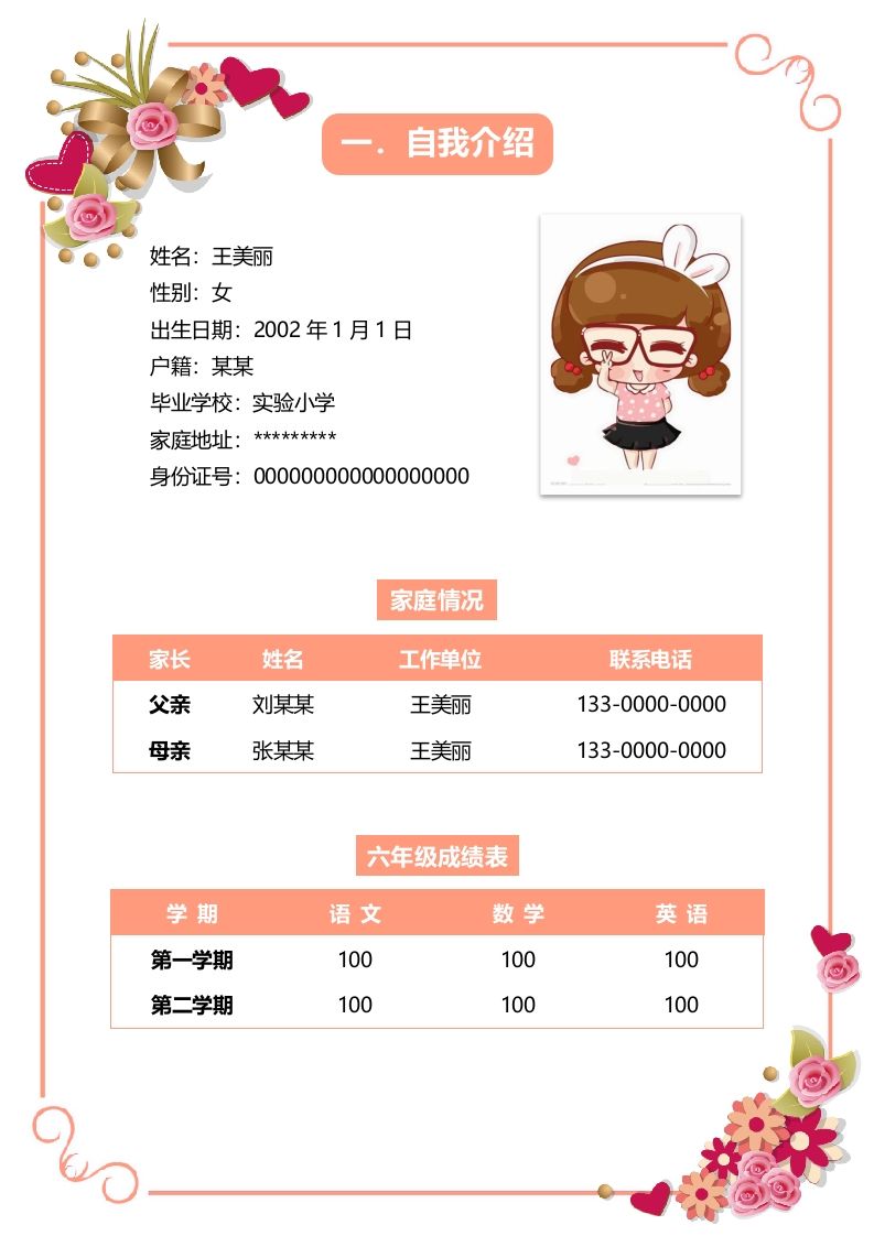 图片[2]_多页-小升初简历28_练习题|试卷|知识点|复习提纲