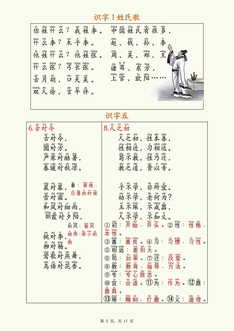 图片[2]_【25春一下语文开学必备全册必背知识汇总（十三类知识点）17页_练习题|试卷|知识点|复习提纲