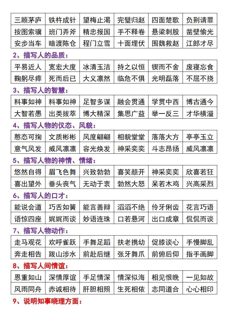 图片[2]_【三上】语文必背汇总_练习题|试卷|知识点|复习提纲