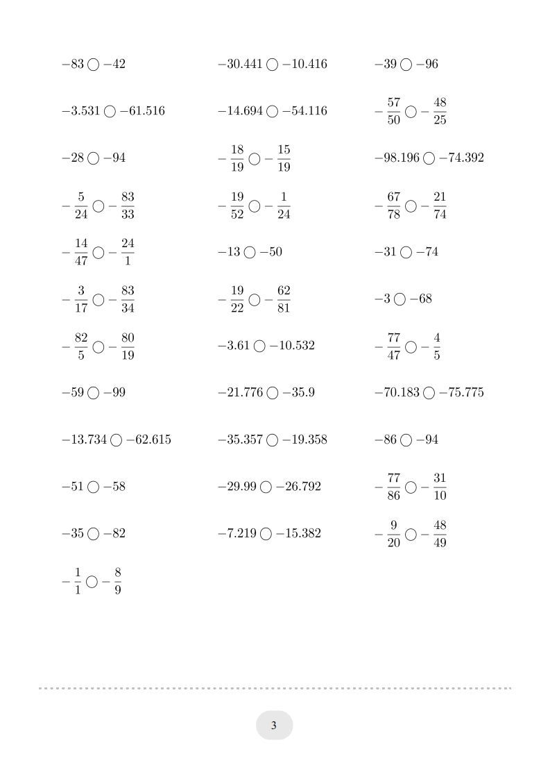 图片[3]_六年级数学下册口算题(负数比大小)1000题（人教版）_练习题|试卷|知识点|复习提纲