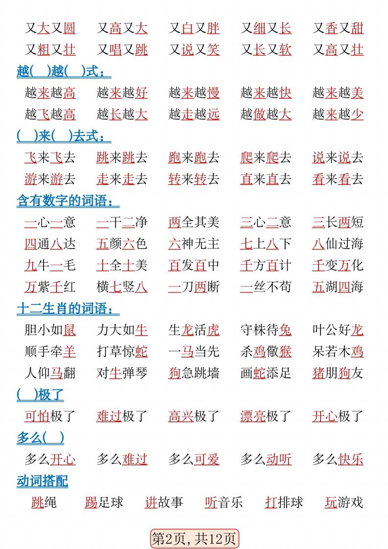 图片[2]_一年级语文下册期中高频考点知识汇总(1)(2)_练习题|试卷|知识点|复习提纲