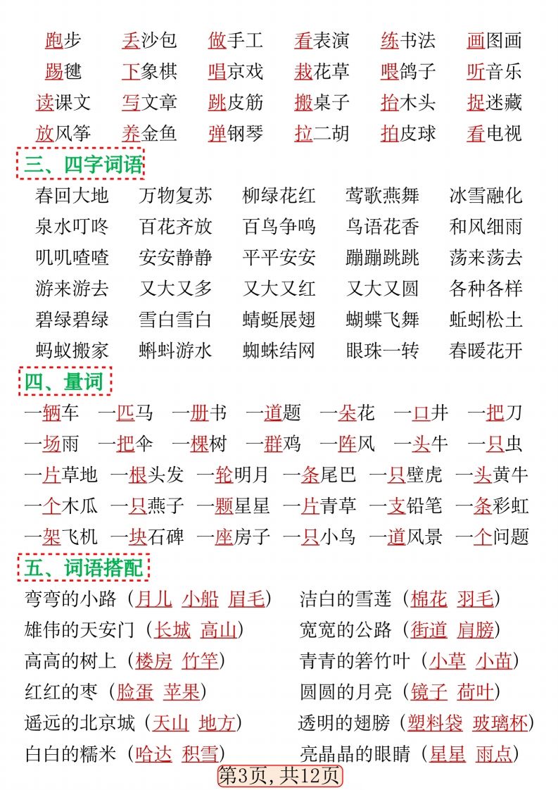 图片[3]_一年级语文下册期中高频考点知识汇总(1)(2)_练习题|试卷|知识点|复习提纲